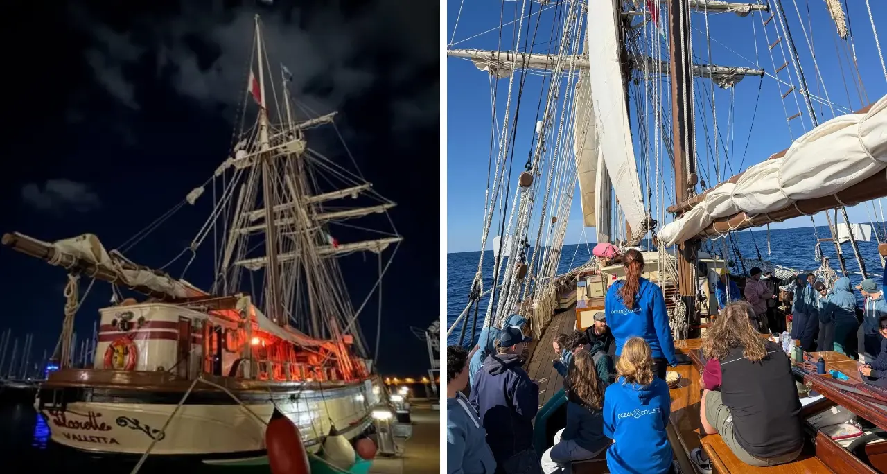 Da Vibo Marina ai Caraibi sul brigantino Florette: 26 studenti europei salpano per un'avventura di sette mesi tra scuola e mare\n