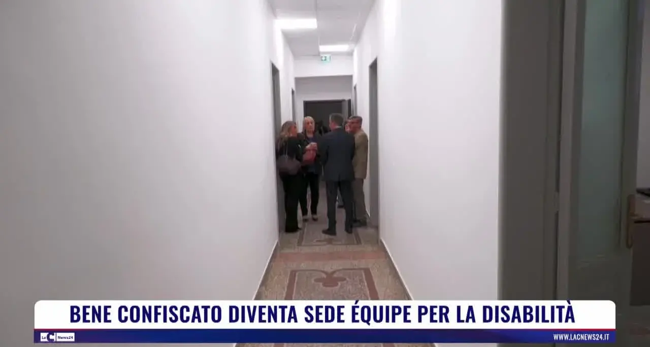 Bene confiscato diventa sede équipe per la disabilità