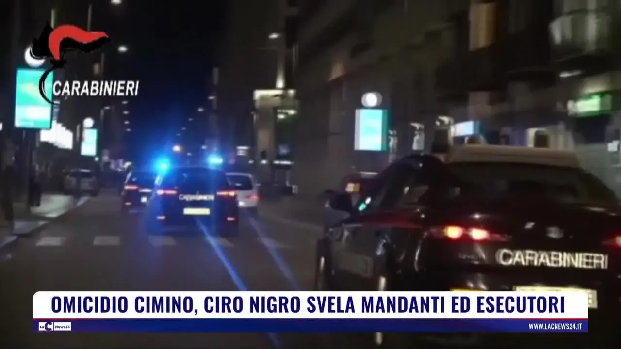 Omicidio Cimino, Ciro Nigro svela mandanti ed esecutori