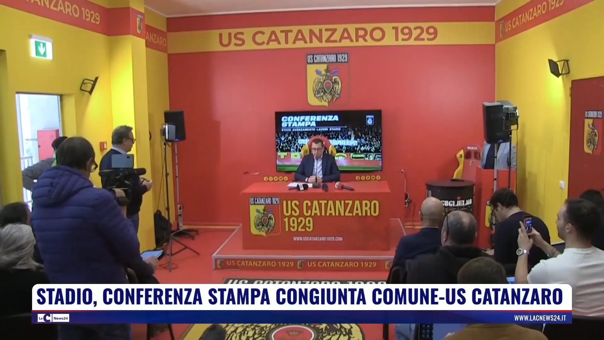 Stadio, conferenza stampa congiunta comune-Us Catanzaro