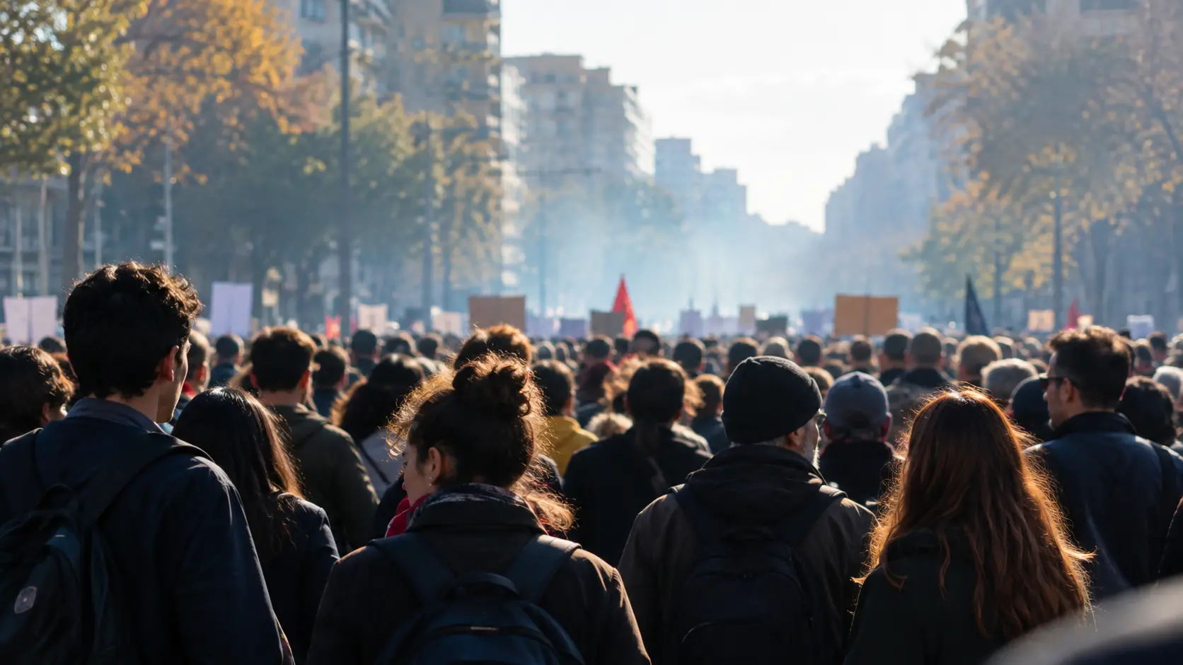 Il rumore della piazza, il silenzio dello Stato: storia di un Paese che si ferma per esistere\n